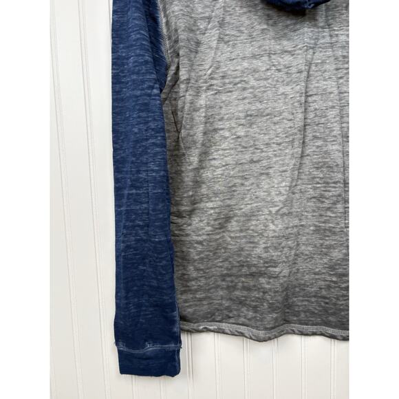 Threads‎ 4 Thought Sustainable Apparel Men Blue Hoodie Size XL Lightweight #174 - Picture 12 of 16